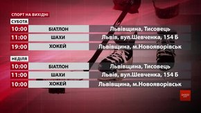 Спортивні події на вихідних у Львові
