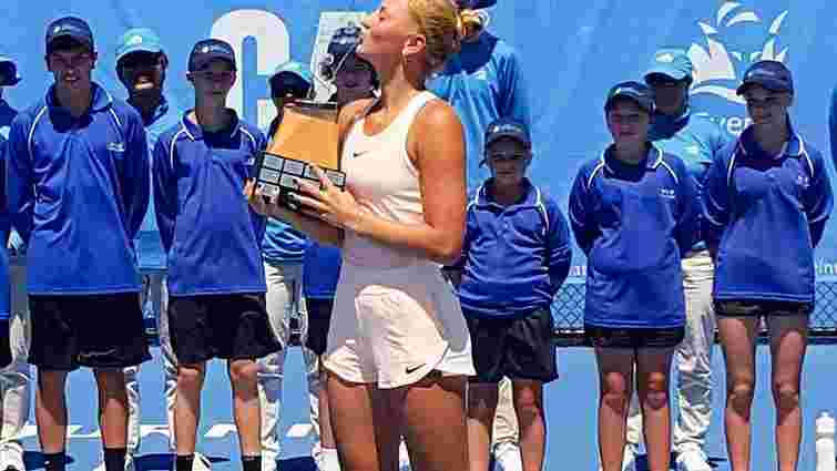 15-річна українка Марта Костюк перемогла на тенісному турнірі в Австралії