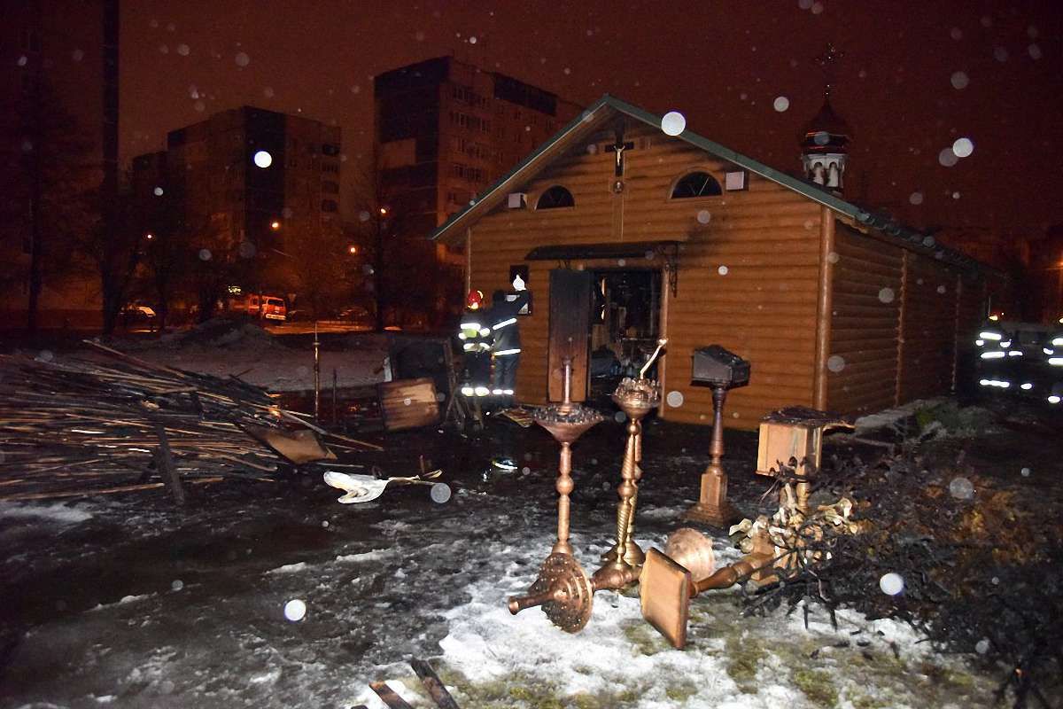 Львівський архієпископ УПЦ МП заявив про зумисний підпал церкви на Сихові
