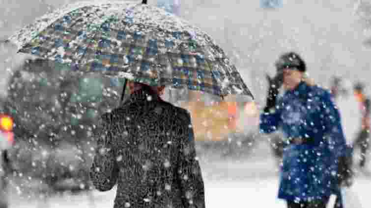 У вихідні синоптики прогнозують у Львові та області мокрий сніг