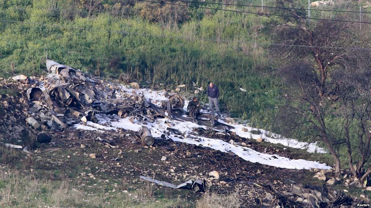 Сирійські військові збили ізраїльський винищувач F-16