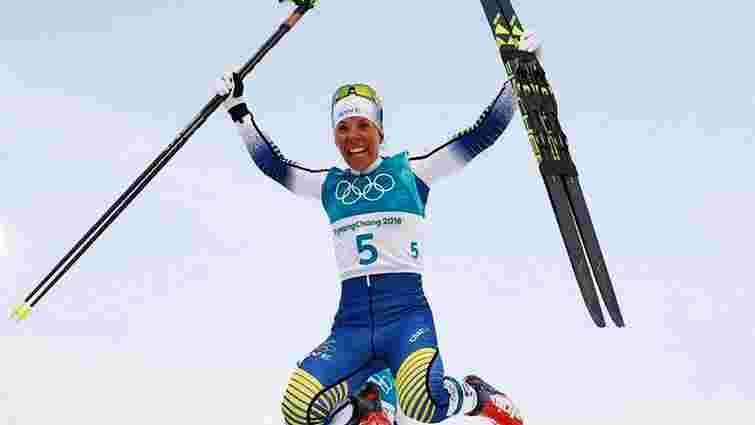 Першу золоту медаль на Зимовій Олімпіаді-2018 виграла лижниця зі Швеції
