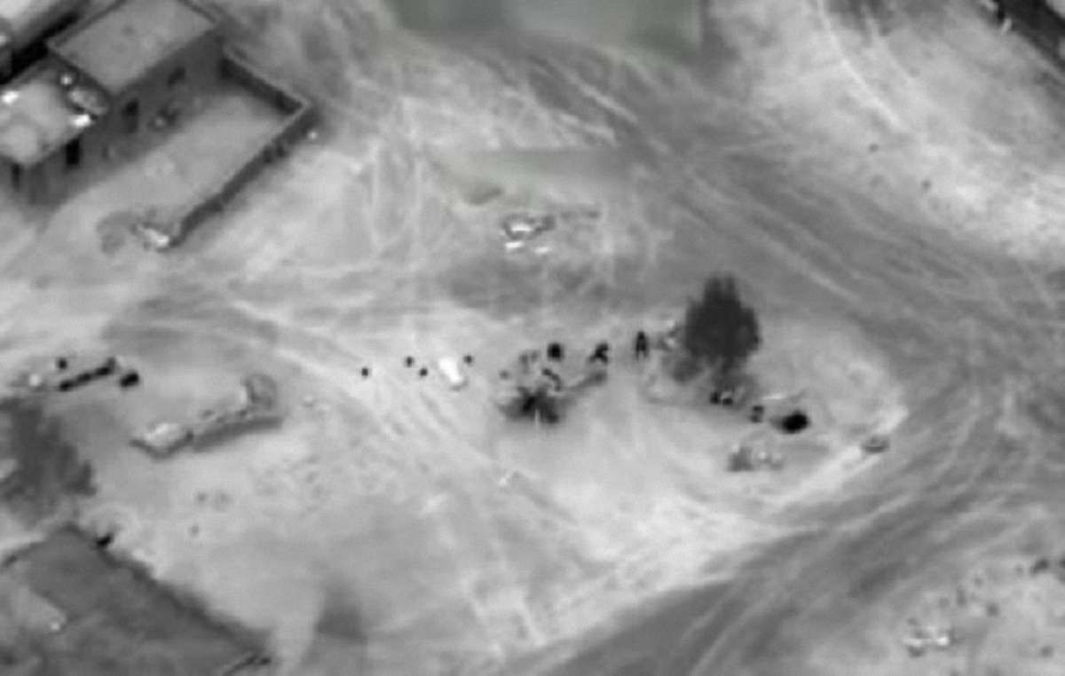 ЗМІ опублікували відео авіаудару США в Сирії, внаслідок якого загинули російські найманці