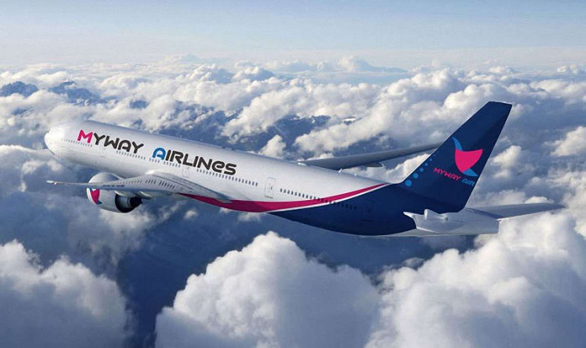 Грузинська авіакомпанія MyWay Airlines оголосила про плани літати в Україну