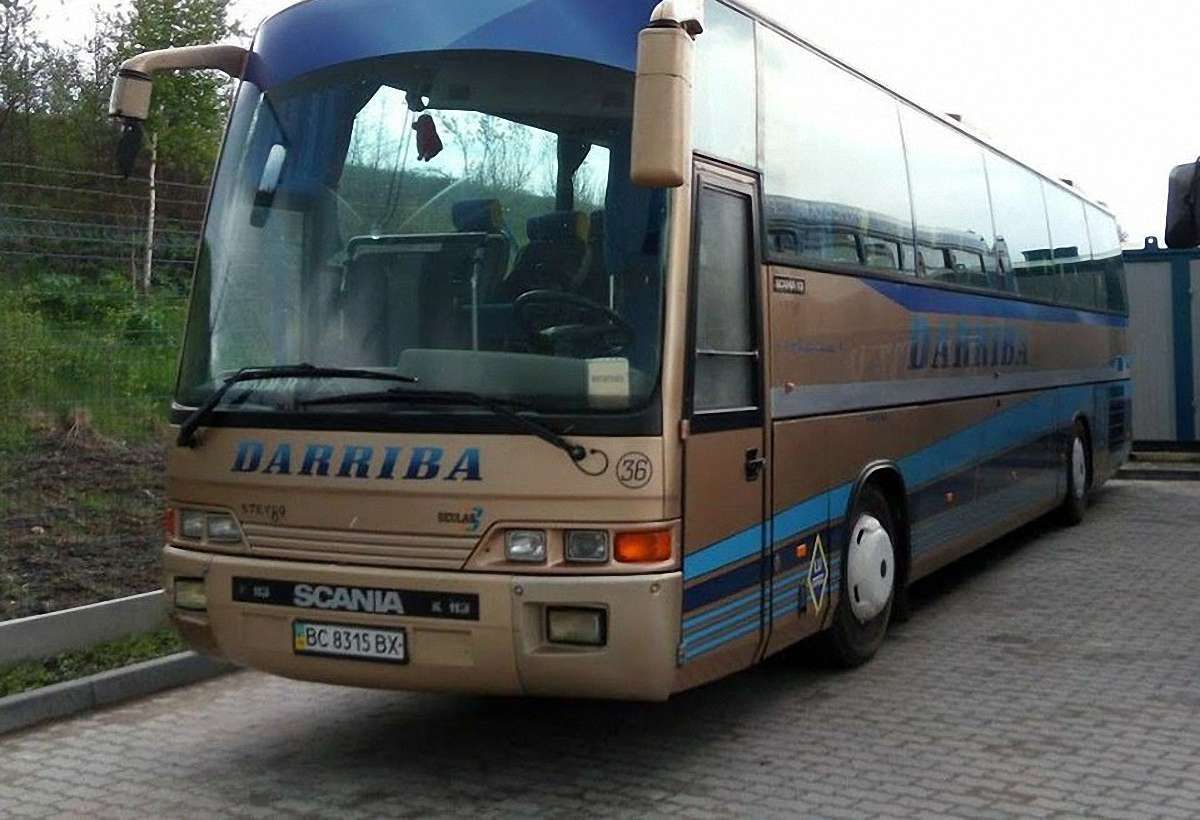 У Жидачеві вкрали туристичний автобус Scania