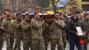 Червоноград на колінах попрощався з воїном Юрієм Луговським