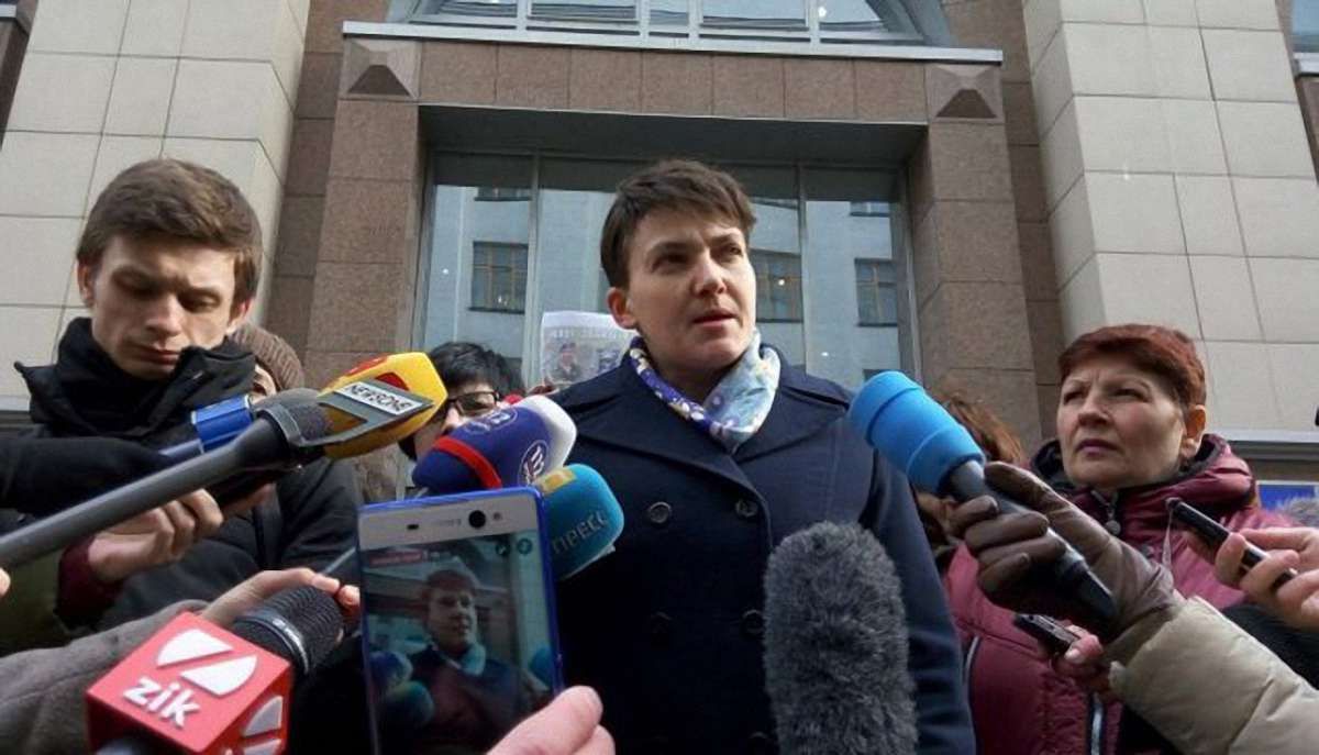 Надія Савченко анонсувала брифінг біля Головного управління СБУ у Києві