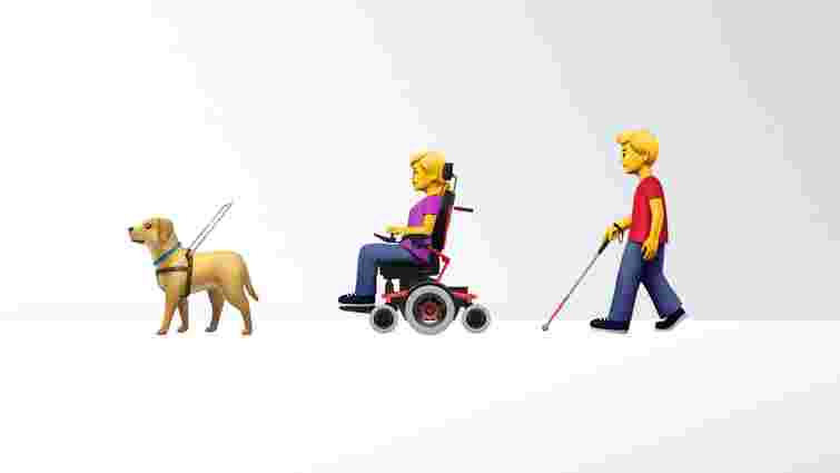 Apple запропонувала дизайни емодзі з зображенням інвалідності