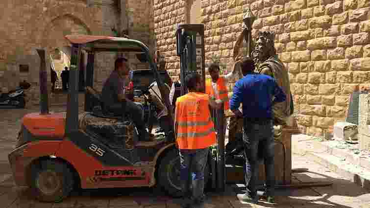 На Святій горі в Єрусалимі демонтували подаровану росіянами статую царя Давида