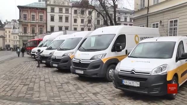 Нові автомобілі «Укрпошти» вийдуть на маршрути з понеділка