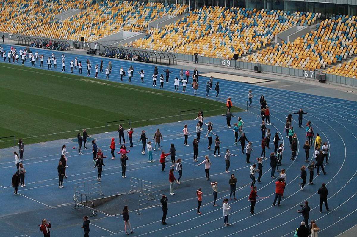У Києві встановили рекорд України зі стрибків на скакалці