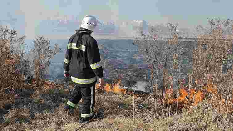 У вихідні на Львівщині виникло більше 20 пожеж сухостою і торфу