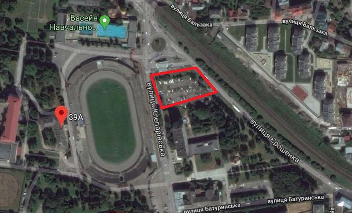 Ділянку біля стадіону СКА продадуть з аукціону під багаторівневий паркінг