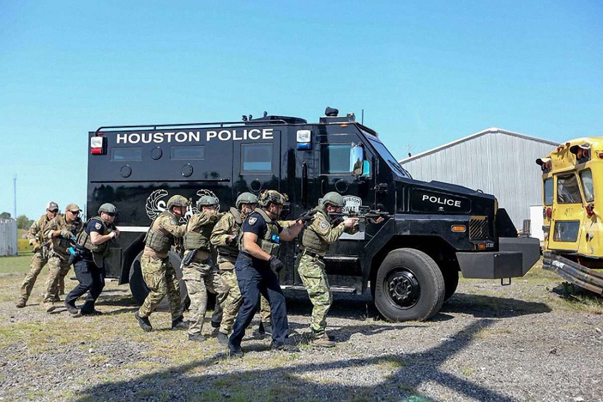 В Х'юстоні пройшли спільні тренінги SWAT та українського КОРД