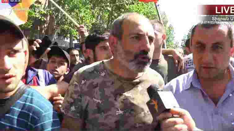 У Вірменії лідерів протестувальників звільнили з СІЗО
