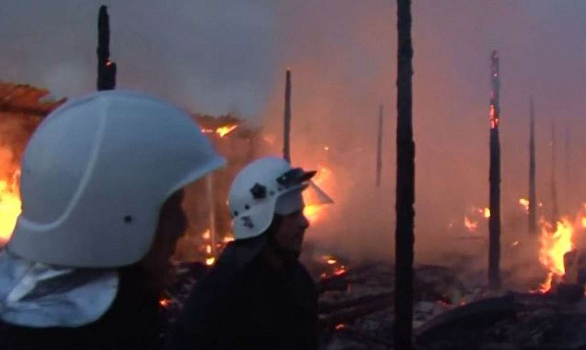 У Стрийському районі згорів столярний цех
