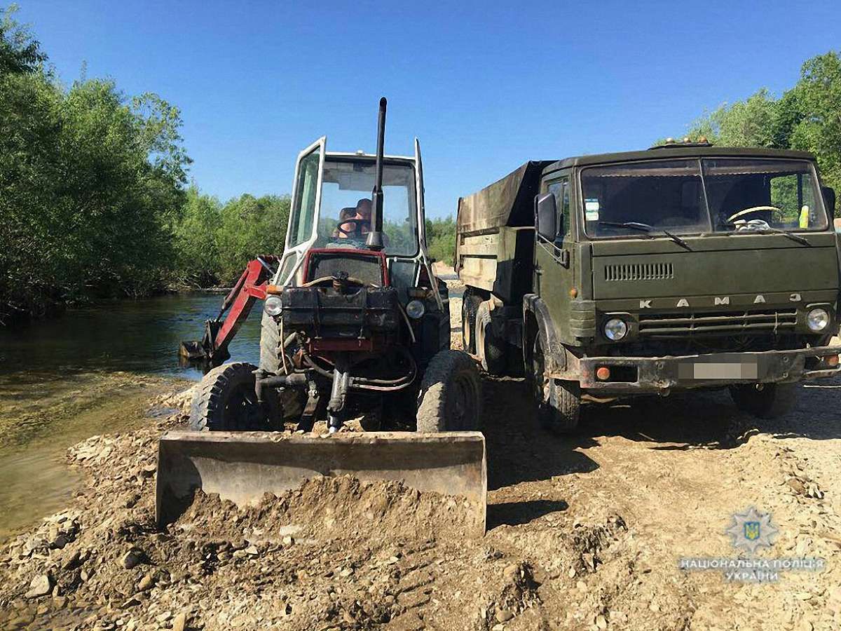 За незаконний видобуток гравію судитимуть мешканців Дрогобиччини