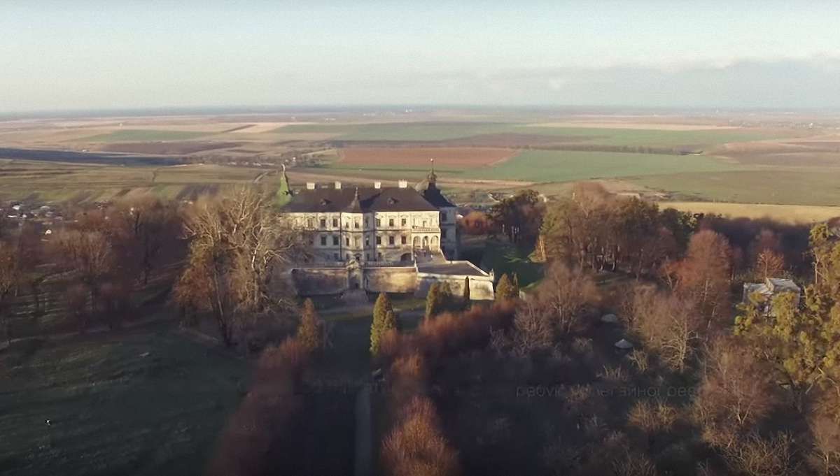 Найвідоміші замки Львівщини зняли на відео з висоти пташиного польоту