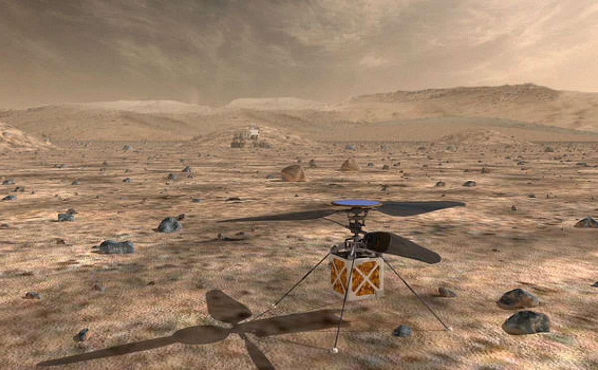 NASA відправить на Марс невеликий вертоліт