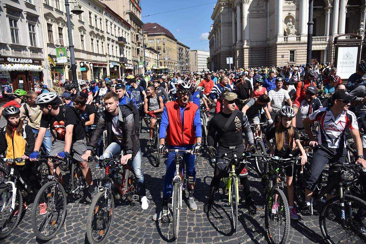 У львівському Велодні взяли участь дві тисячі велосипедистів