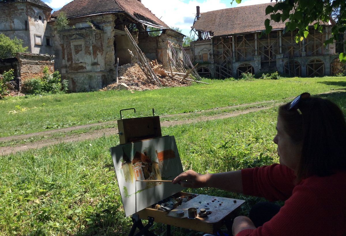 Львівські художники організовують аукціон для порятунку парку біля Поморянського замку