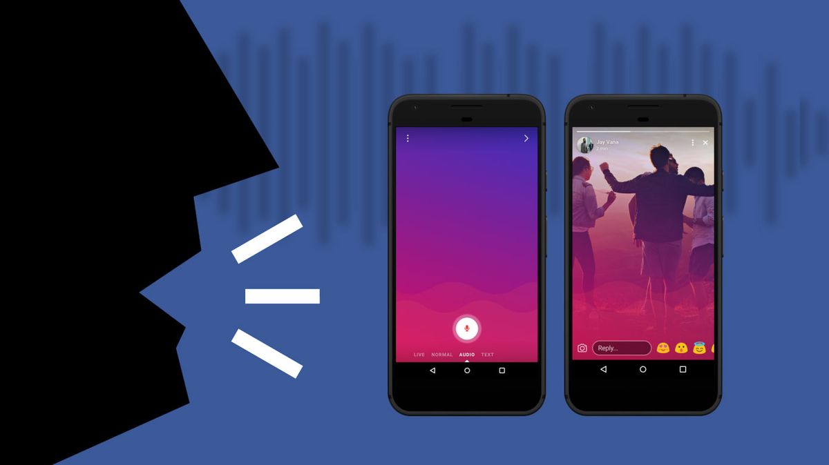 Facebook додав можливість публікації голосових повідомлень у послузі Stories