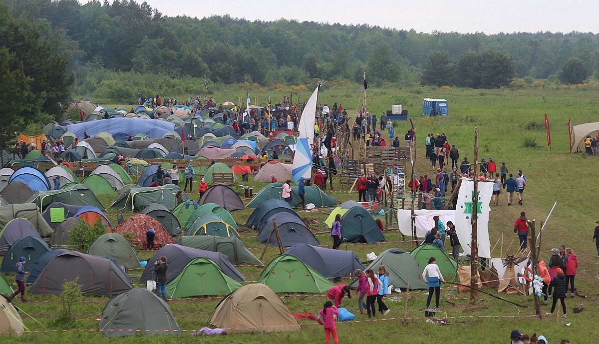 У таборуванні  «Пласту» на Львівщині взяли участь півтори тисячі пластунів