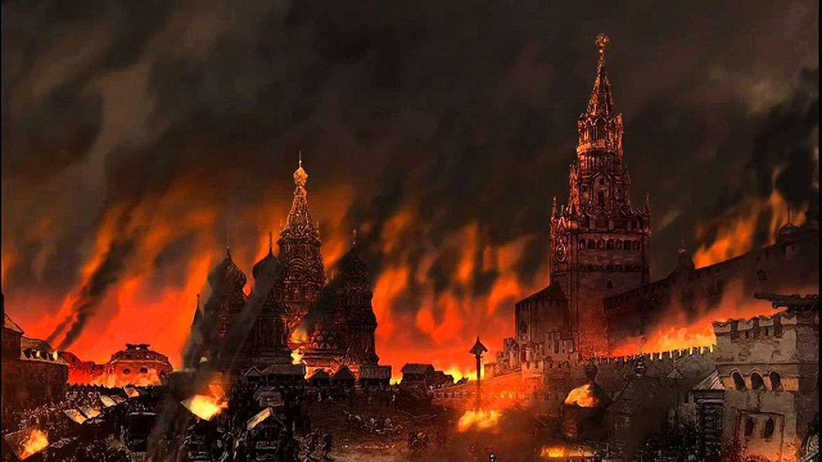 Російське посольство в Києві «підпалять» за допомогою відеопроекції
