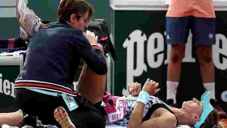 Українка Леся Цуренко відмовилась від матчу на Roland Garros через травму