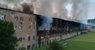 У Львові загасили масштабну пожежу на території спорткомплексу СКА