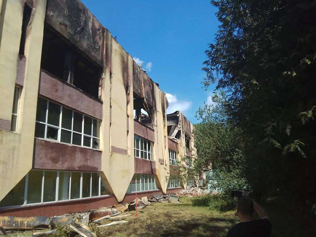 За фактом пожежі у спорткомплексі Міноборони у Львові відкрили кримінальне провадження