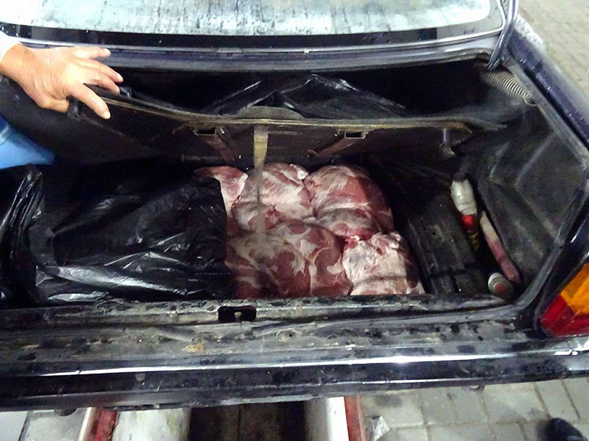 Львівські прикордонники вилучили у Краковці 300 кг контрабандного м'яса