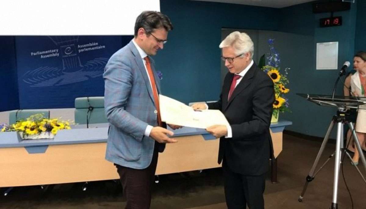 На сесії ПАРЄ Львів отримав Європейський диплом