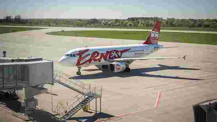 Через проблеми Ernest Airlines переніс чотири рейси у львівському аеропорту