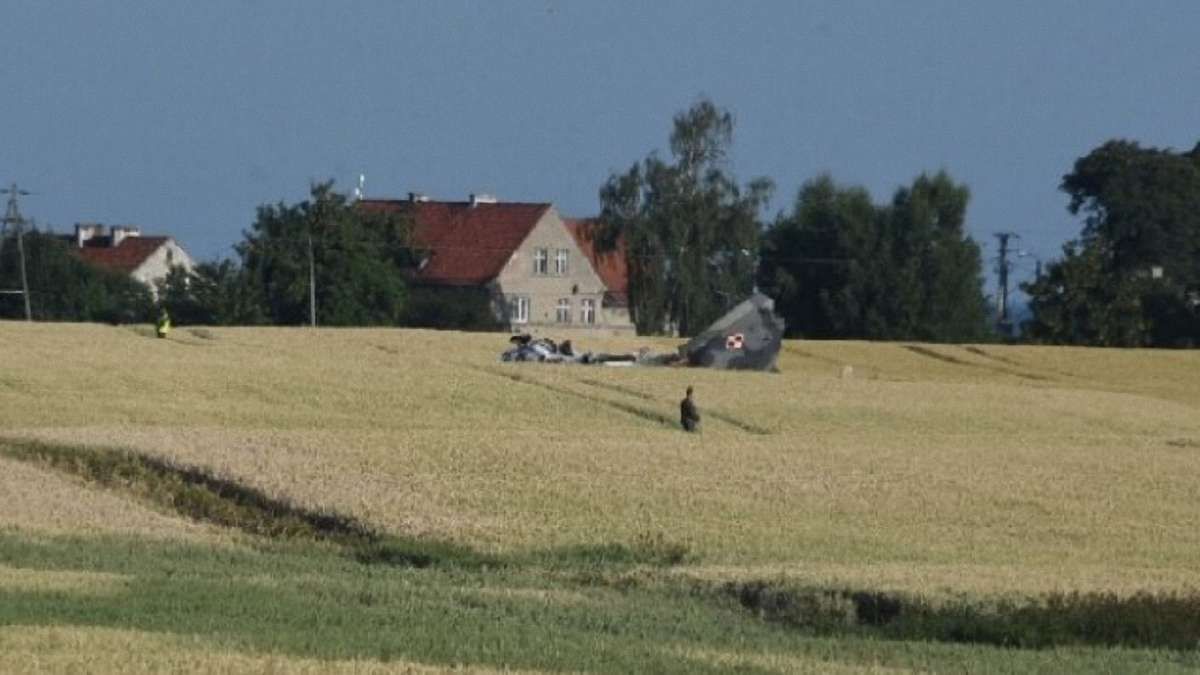 У Польщі розбився бойовий винищувач МіГ-29
