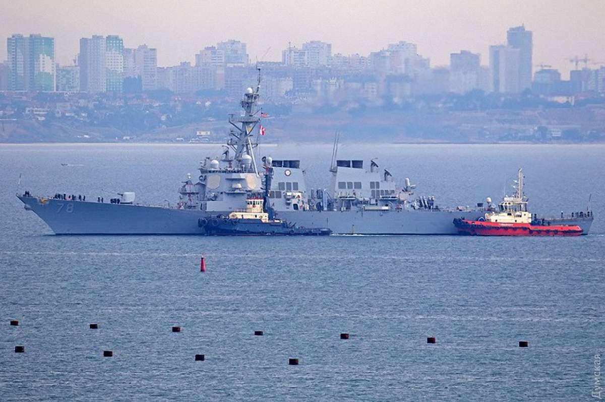Американський ракетний есмінець прибув до Одеси