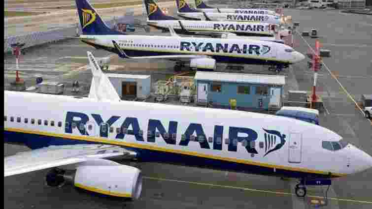 Ryanair в Європі скасував рейси для 50 тис. пасажирів через страйк бортпровідників