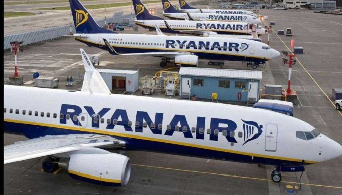 Ryanair в Європі скасував рейси для 50 тис. пасажирів через страйк бортпровідників