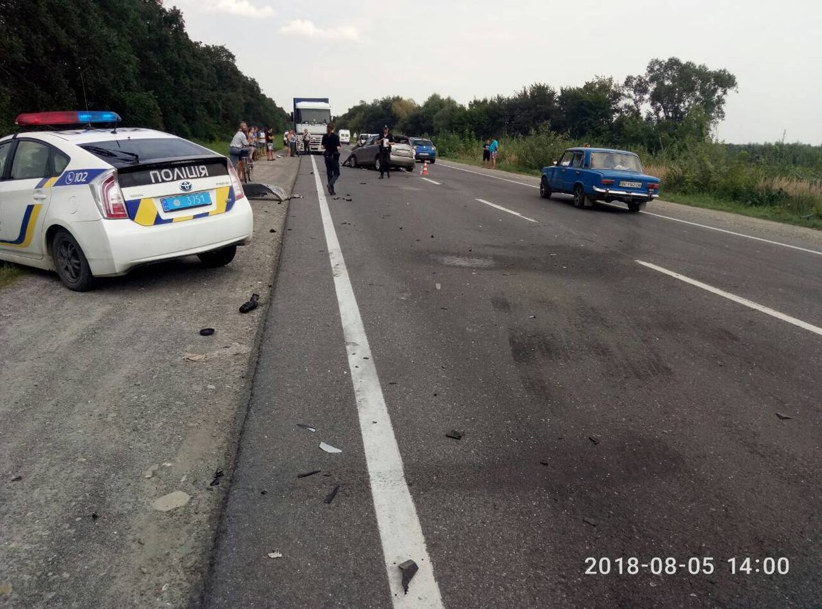 У ДТП в Стрийському районі постраждало п’ятеро людей 
