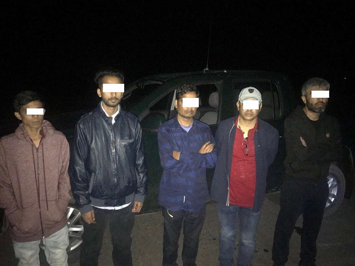Поблизу кордону з Польщею прикордонники затримали п’ятьох нелегалів