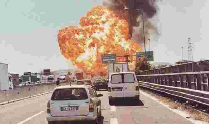В Італії через вибух бензовоза постраждали 67 людей, 2 загинули