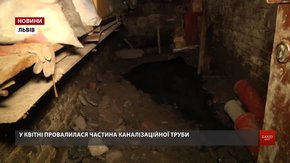 Мешканці будинку на Лобачевського страждають від смороду через прорив каналізації