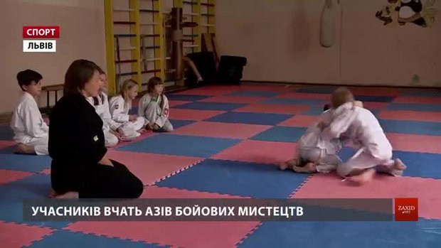 У львівському таборі школярі знайомляться з бойовими мистецтвами і вивчають японську мову