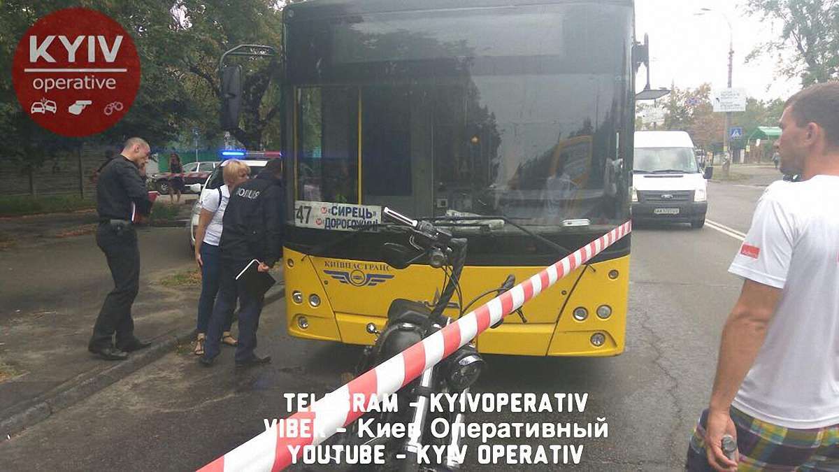 Розлючений байкер розстріляв водія пасажирського автобуса у Києві