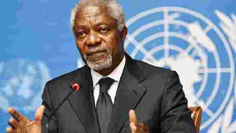 Помер колишній генсек ООН і лауреат Нобелівської премії миру Кофі Аннан