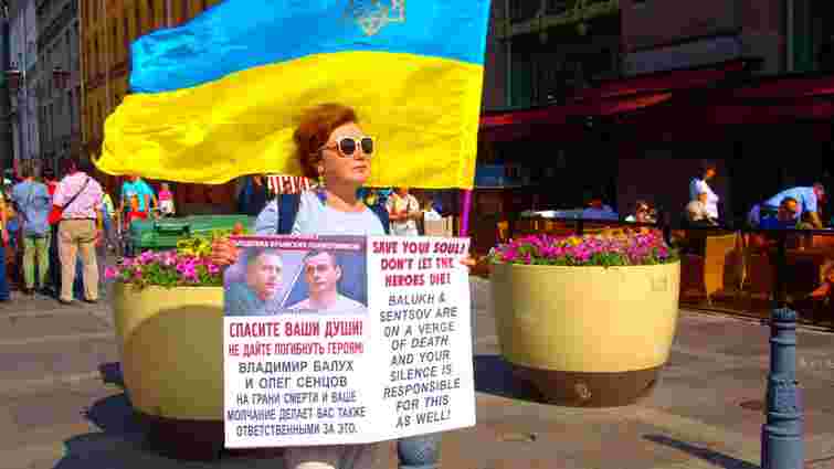 У Росії провели одиночні пікети на підтримку українських політв'язнів