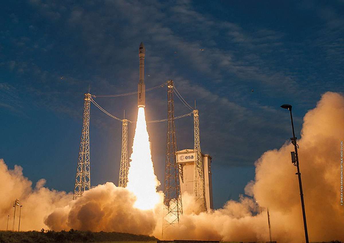 Ракета Vega з українським двигуном вивела на орбіту метеорологічний апарат Aeolus