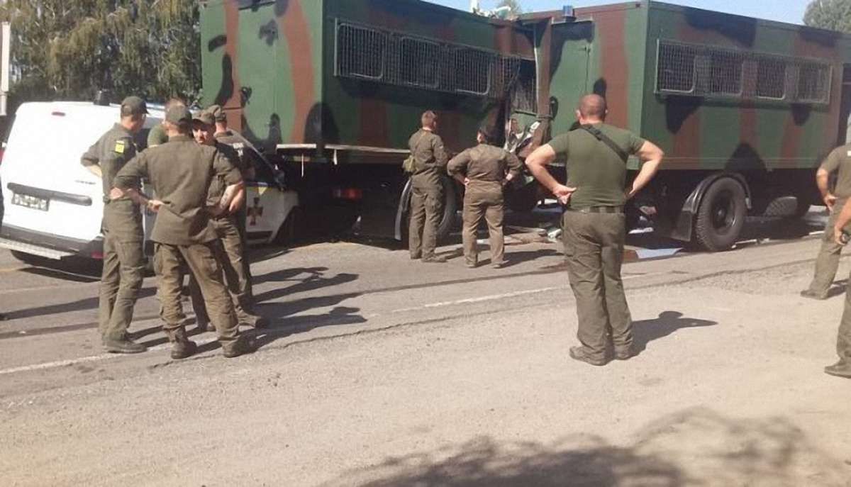 Колона нацгвардійців з Одеси потрапила в ДТП у Київській області
