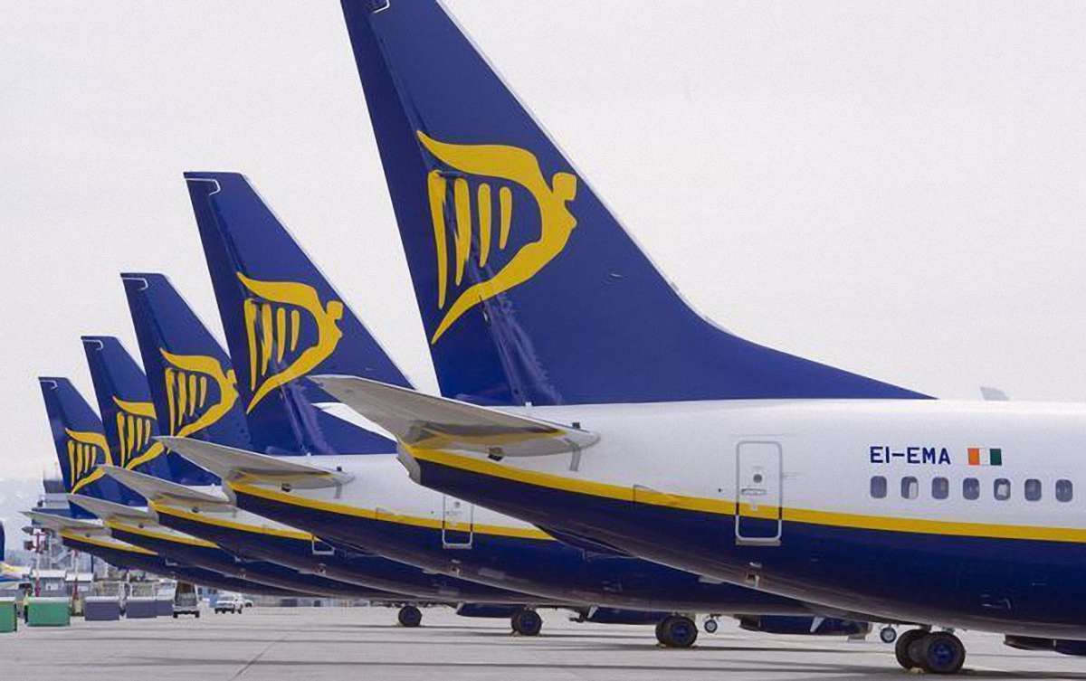 Лоукостер Ryanair почне польоти з України 3 вересня