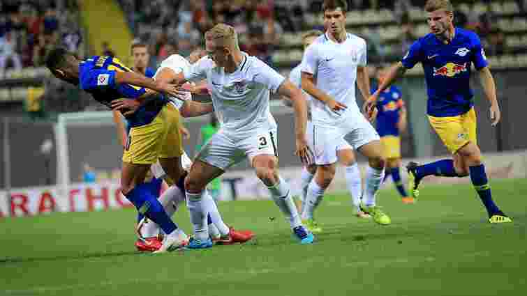 Луганська «Зоря» програла «РБ Лейпциг» в Лізі Європи через гол з пенальті на останній хвилині
